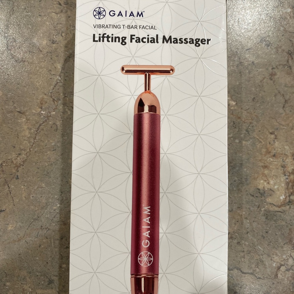 GAIAM Gold Skincare Tool Lifting Facial Massager